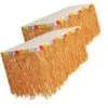 Kicko Luau Hawaiian Grass Table Skirt - 2 Pack - 9 Feet X 29 Inch - Real Hawaiian Island Party Decorations With Hibiscus Flowers, For Kids And Adult Birthdays, Polynesian Themed Events -Wilton Shop 41Xjm5nB2sL