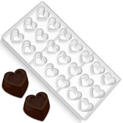 Reme Clear Polycarbonate Chocolate Mold (Heart) -Wilton Shop 41XknaSfAWL