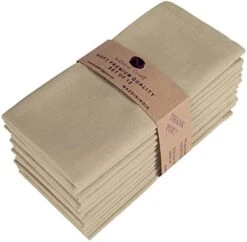 ATURALCRAFT Cloth Napkins Classic Cotton Set Of 12 Linen Blend Solid Color Dinner Napkins, Assorted Multi Pack -Soft And Comfortable Reusable Fabric - For Home Use Multicolor 18inch 19 ATURALCRAFT Cloth Napkins Classic Cotton Set Of 12 Linen Blend Solid Color Dinner Napkins, Assorted Multi Pack -Soft And Comfortable Reusable Fabric - For Home Use Multicolor 18inch -Wilton Shop 41XleXWO7L. AC