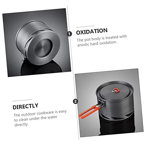 Outanaya 1pc Camping Single Pot Water Bottle Backpack Tool Back Pack Grill Skillet For Outdoor Grill Kettle Survival Cookware Camping Saucepan Foldable Tableware Outdoor Cooking Tool K2 4 Outanaya 1pc Camping Single Pot Water Bottle Backpack Tool Back Pack Grill Skillet For Outdoor Grill Kettle Survival Cookware Camping Saucepan Foldable Tableware Outdoor Cooking Tool K2 - Image 2