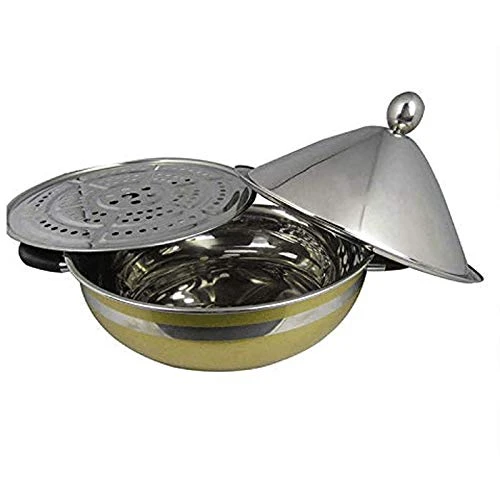 FXJ Stainless Steel Pressure Cooker Silver, Manual Slow Cooker, Rice Cooker, Steamer, Saute, Yogurt Maker And Warmer 4 FXJ Stainless Steel Pressure Cooker Silver, Manual Slow Cooker, Rice Cooker, Steamer, Saute, Yogurt Maker And Warmer - Image 2