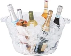 Oggi Acrylic Oval Party Tub-18.5" X 11", Clear, 18.5" By 11" -Wilton Shop 41XsXiygHnL. AC