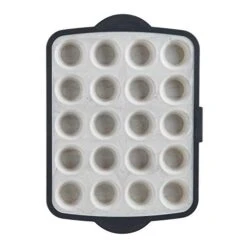 Structure Silicone Pro 20 Cavity Mini Muffin Pan, Marble