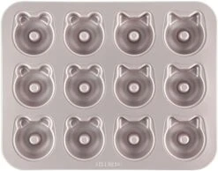 Donut Mold Cake Pan, 12-Cavity Non-Stick Ring Doughnut Bakeware For Oven Baking (Champagne Gold) -Wilton Shop 41Y bZQWWmL. AC