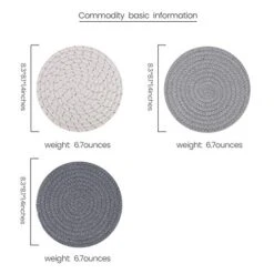 Like Pot Holders Set Trivets Set For Kitchen, 100% Pure Cotton [ Thermal Isolated & Highly Absorbent ], 7" Hot Pot Holders Set ( Value 6 Pack ), Hot Pads, Hot Mats, Spoon Rest For Cooking And Baking -Wilton Shop 41YMjyH5eOL