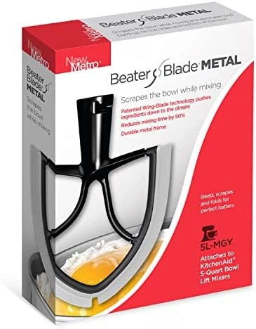 Beater Blade Metal TH-M Compatible With KitchenAid 4.5-5 Qt Tilt-head Stand Mixer, Black 13 Beater Blade Metal TH-M Compatible With KitchenAid 4.5-5 Qt Tilt-head Stand Mixer, Black - Image 11