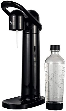 Sparkling Water And Soda Maker Seltzer Fizzy Drink Maker With 1L Re-usable BPA-free Carbonating Bottle(Without CO2 Cylinder) - Black 8 Sparkling Water And Soda Maker Seltzer Fizzy Drink Maker With 1L Re-usable BPA-free Carbonating Bottle(Without CO2 Cylinder) - Black - Image 6