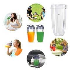 FOCCTS 32oz Nutribullet Blender Cups, 2Pcs Nutribullet Replacement Cups+2 Pcs Gasket Blender Replacement Parts, Bullet Blender Cups Replacement Compatible For Nutribullet 600w-900w 11 FOCCTS 32oz Nutribullet Blender Cups, 2Pcs Nutribullet Replacement Cups+2 Pcs Gasket Blender Replacement Parts, Bullet Blender Cups Replacement Compatible For Nutribullet 600w-900w -Wilton Shop 41Yz7tqXeZL