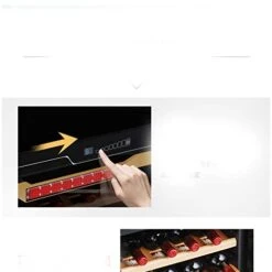 QYTECbx Freestanding Wine Cellars For 28 Pieces Wine Refrigerator 65L Adjustable Thermostat Glass Door Wine Champagne Storage -Wilton Shop 41Z09EBSXlL