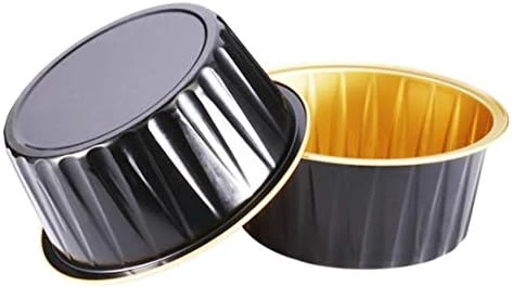 3 2/5" 125ml 100/PK 4OZ Disposable Aluminum Foil Cups For Muffin Cupcake Baking Bake Utility Ramekin Cup (Spot) 8 3 2/5" 125ml 100/PK 4OZ Disposable Aluminum Foil Cups For Muffin Cupcake Baking Bake Utility Ramekin Cup (Spot) - Image 6