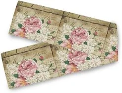 Merry Christmas Floral Table Runner,Vintage Skull And Roses Table Runner For Wedding,Family Dinner,Outdoor Indoor Dinner Party,Thanksgiving,Christmas,13 X70 Inches -Wilton Shop 41Z9QPCPO2L. AC 1