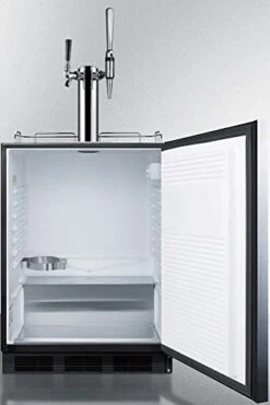 BC58BLBIADACMTWIN Built-In Undercounter ADA Height Commercially Listed Dual Tap Combo Nitro/Cold Brew Coffee Dispenser With Stainless Steel Wrapped Door And Black Cabinet 8 BC58BLBIADACMTWIN Built-In Undercounter ADA Height Commercially Listed Dual Tap Combo Nitro/Cold Brew Coffee Dispenser With Stainless Steel Wrapped Door And Black Cabinet -Wilton Shop 41ZQUnrjJrL