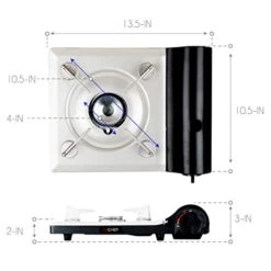 TECHEF - AGNI Portable Butane Gas Stove Burner, Made In Korea 14 TECHEF - AGNI Portable Butane Gas Stove Burner, Made In Korea -Wilton Shop 41ZSin2u8gL