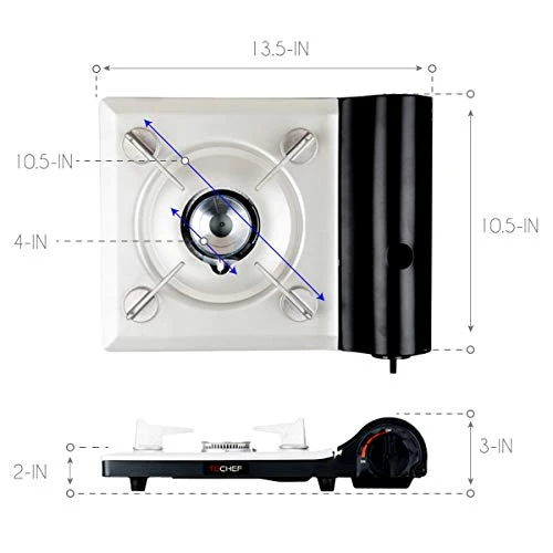 TECHEF - AGNI Portable Butane Gas Stove Burner, Made In Korea 7 TECHEF - AGNI Portable Butane Gas Stove Burner, Made In Korea - Image 5