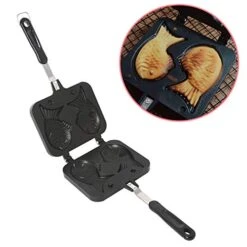 Taiyaki Fish Shape Cake Pan Waffle Cake Maker Pan Fish-Shaped Pancake Double Pan Mold 14 Taiyaki Fish Shape Cake Pan Waffle Cake Maker Pan Fish-Shaped Pancake Double Pan Mold -Wilton Shop 41ZZJzIskUL