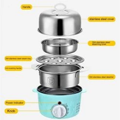 GENERIC XWWDP 350W Electric Steamer Double Layer Electric Egg Boiler Steamer Cooker Cooking Machine Kitchen Tool Household Steam Cooker -Wilton Shop 41Zd22ksK2L