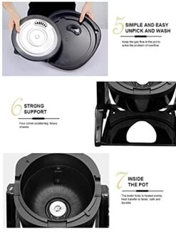 Automatic Intelligent Stirring Cooker Robot Chinese Auto 9L Capacity Induction Cooker For Restaurant Hotel 13 Automatic Intelligent Stirring Cooker Robot Chinese Auto 9L Capacity Induction Cooker For Restaurant Hotel -Wilton Shop 41ZfnQndcJL