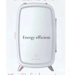 - Skincare Fridge - 6L - Free Ice Roller For Face - Light Up Mirror -Wilton Shop 41Zfo5UFLgL