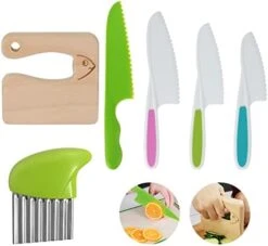 6 Pieces Wooden Kids Knife For Cooking, Kid Safe Knives Cutting Veggies Fruits Include Wood Kids Knife Plastic Potato Slicers Cooking Knives Serrated Edges Knives Sets For Toddler Kitchen Children 13 6 Pieces Wooden Kids Knife For Cooking, Kid Safe Knives Cutting Veggies Fruits Include Wood Kids Knife Plastic Potato Slicers Cooking Knives Serrated Edges Knives Sets For Toddler Kitchen Children -Wilton Shop 41Zo5ZrU6L. AC