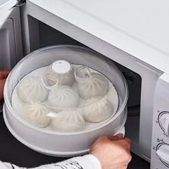 FUUIE Lunch Box Microwave Steamer Heating Steamer For Home Kitchen Heat-Resisting Range, Heat Preservation, Preservation For Home Kitchen White (Size : Small) -Wilton Shop 41Zr7fh0vAS