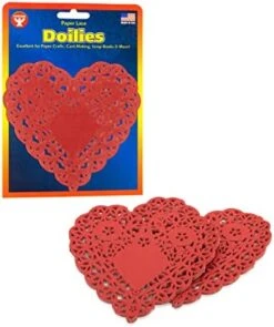 , Inc Heart Paper White Lace Doily For Decorations, Crafts, Parties, 4-Inch, 36 Count -Wilton Shop 41ZvxQoHODL. AC