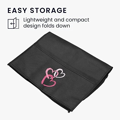 Kwmobile Cover Compatible With KitchenAid 4,3-4,8 Liter - Cover With Design - Brushed Heart Abstract Dusty Pink/Pink/Black 7 Kwmobile Cover Compatible With KitchenAid 4,3-4,8 Liter - Cover With Design - Brushed Heart Abstract Dusty Pink/Pink/Black - Image 5