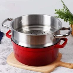 XDCHLK Steamer Electric Food Heater, Portable Lunch Box With Stainless Steel Bowl And Plate -Wilton Shop 41a6bOUakAL