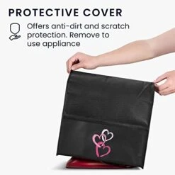 Kwmobile Cover Compatible With KitchenAid 4,3-4,8 Liter - Cover With Design - Brushed Heart Abstract Dusty Pink/Pink/Black 14 Kwmobile Cover Compatible With KitchenAid 4,3-4,8 Liter - Cover With Design - Brushed Heart Abstract Dusty Pink/Pink/Black -Wilton Shop 41aHZb9k2gL