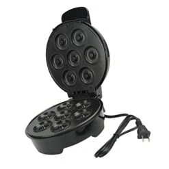 Mini Donut Maker, 110V 1000W ABS Electric Donut Press Machine With Non-stick Surface Makes 7 Donuts For Breakfast Desserts -Wilton Shop 41aORb2LxbL