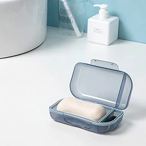Soap Holder Travel Soap Box With Lid Dormitory Bathhouse Sealed Portable Creative Soap Box Multi-Function Storage Box Portable Soap Dishes (Color : Pink) 7 Soap Holder Travel Soap Box With Lid Dormitory Bathhouse Sealed Portable Creative Soap Box Multi-Function Storage Box Portable Soap Dishes (Color : Pink) - Image 5