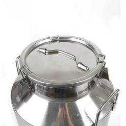 60L Stainless Steel Milk Can Wine Pail Bucket Tote Jug Oil Barrel Tea Canister Jug Pot Liquid Storage Silicone Seal USA STOCK (60L) -Wilton Shop 41agfOakHqL