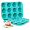 Silicone Muffin Pan Set - Cupcake Pans 12 Cups Silicone Baking Molds,BPA Free 100% Food Grade, Pinch Test Approved, Pack Of 2 -Wilton Shop 41aiNyFReWL