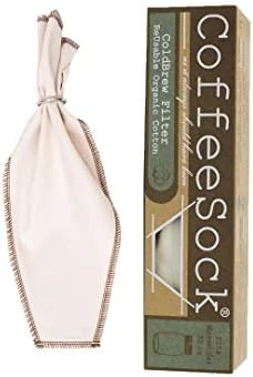 ColdBrew Filter - GOTS Certified Organic Cotton Reusable Coffee Filter (CB64-01) 10 ColdBrew Filter - GOTS Certified Organic Cotton Reusable Coffee Filter (CB64-01) - Image 8