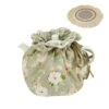 KKEKOS Tea Cozy Cotton Vintage Floral Tea Cosy For Teapots Keep Warm Teapot Cover Insulated Kettle Cover For Home Kitchen Decor Tea Cozies With Cup Mat (Grey)