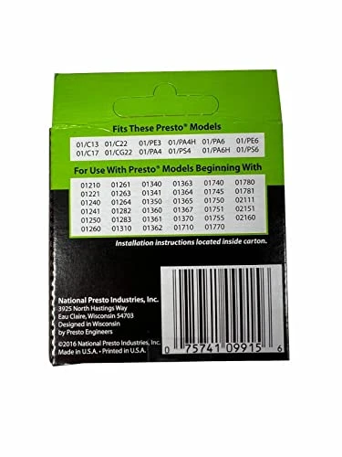Presto 09915 Pressure Cooker & Canner Over Pressure Plug 3 Presto 09915 Pressure Cooker & Canner Over Pressure Plug