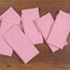 Cloth Napkins Set Of 12 Hemstitch, Cloth Napkins, Cloth Dinner Napkin, Napkin Cloth Washable, Cotton Napkin Cloth Washable,Generous Hemstich Napkin Tailored With Mitered Corners -18x18 Inch-Baby Pink -Wilton Shop 41b6yrDTybL
