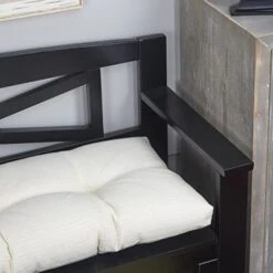 The Gripper Omega Non-Slip Tufted Bench Cushion For Indoor Furniture, Entryway Storage, Bay Window, Corner Nook Or Piano Seat, 43 Inches, 01 Ivory -Wilton Shop 41bGH88RJCL