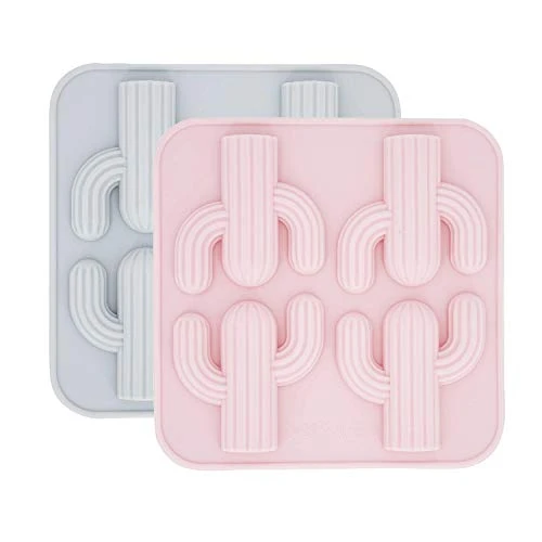 2-Pack Cactus Ice Cube Tray Cacti Silicone Molds For DIY Chocolate Candy Gummy Gelatin Jello Jelly Baking Cake Soap Crayons Wax Melt Plaster Of Paris Kitchen Pastry Tools (4-Cavity, Pink/Gree) 3 2-Pack Cactus Ice Cube Tray Cacti Silicone Molds For DIY Chocolate Candy Gummy Gelatin Jello Jelly Baking Cake Soap Crayons Wax Melt Plaster Of Paris Kitchen Pastry Tools (4-Cavity, Pink/Gree)