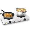 Double Hot Plate For Cooking, Moclever Electric Double Burner, 2000w Portable Electric Stove With Independent Dual Control & 5 Level Temperature Control, Easy Clean Hot Plate Burners For Kitchen Camping -Wilton Shop 41bU5QrqQLL