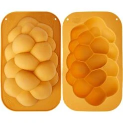 Silicone Challah Braid Bread Mold Bakeware, Perfect Kosher Challah Braided Baking Mold Pan, No Shaping Required, Large (Single) -Wilton Shop 41bZT9Q5V2L