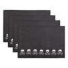 Halloween Party Tabletop Decor, Reusable & Machine Washable Cotton Fabric, Placemat Set, 13x19, Skull & Bones, 4 Piece -Wilton Shop 41bfvWyYe4L