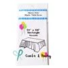 (12-Pack Heavy Duty Plastic Table Covers Tablecloth (Reusable) (Rectangle 54" X 108", White) -Wilton Shop 41bh3yzL9hL