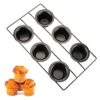 6 Cup Nonstick Popover Pans, Large Deep Cupcake Baking Pan, Muffin Pans For Baking Sets Non Stick -Wilton Shop 41bjIFRtwfL