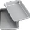 Wilton Recipe Right Non-Stick Biscuit And Brownie Pan, 11 In. X 7 In. (2-Pack) 1 Wilton Recipe Right Non-Stick Biscuit And Brownie Pan, 11 In. X 7 In. (2-Pack) -Wilton Shop 41bnxN1c0fL
