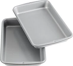 Wilton Recipe Right Non-Stick Biscuit And Brownie Pan, 11 In. X 7 In. (2-Pack)