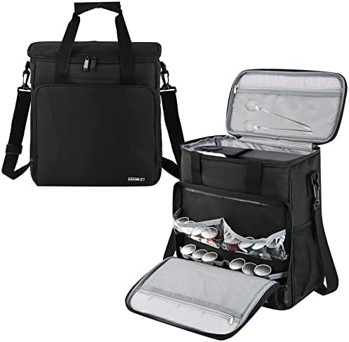 Travel Coffee Maker Carrying Bag Compatible With Keurig K-Mini Or K-Mini Plus, Single Serve Coffee Maker Portable Storage Bag With Shoulder Strap(Patented Design) 6 Travel Coffee Maker Carrying Bag Compatible With Keurig K-Mini Or K-Mini Plus, Single Serve Coffee Maker Portable Storage Bag With Shoulder Strap(Patented Design) - Image 4