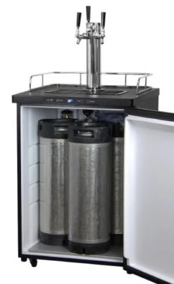 Kegco KOM30X-3 Keg Dispenser, 3-Faucet, Black Stainless Steel -Wilton Shop 41c9bP67PbL