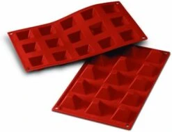 Silikomart Silicone Classic Collection Mold Shapes, Pyramid, Large -Wilton Shop 41cClavB1EL. AC