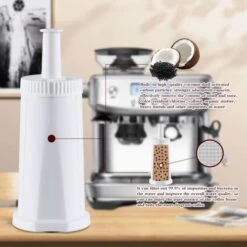 4 Pack RAMCO Water Filter Replacement For Breville BES880 Barista Touch, BES990 Oracle Touch BES980 Oracle & Bambino ClaroSwiss Sage Espresso Machine BES920 BES878 Compare To Part #BES008WHT0NUC1 -Wilton Shop 41cIYGxweWL