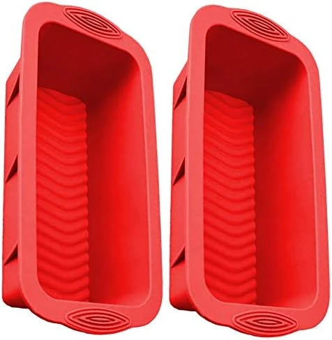 Loaf Pans For Baking Bread 8.5 X 4.5 Value 3 Pack Toast Oven Mold Silicone Food Grade Reusable Bakeware Pan Dishwasher For Kitchen Homemade Breads Cakes Meatloaf (Red+Blue+Purple-3 Pack) 12 Loaf Pans For Baking Bread 8.5 X 4.5 Value 3 Pack Toast Oven Mold Silicone Food Grade Reusable Bakeware Pan Dishwasher For Kitchen Homemade Breads Cakes Meatloaf (Red+Blue+Purple-3 Pack) - Image 10